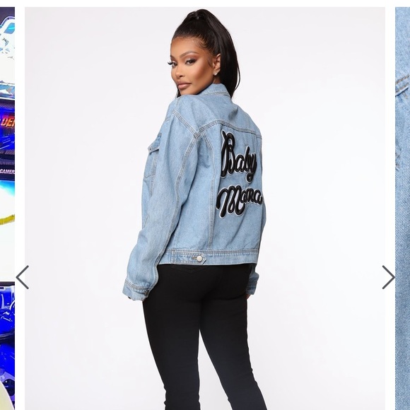 BABYMAMA LIGHT WASH DENIUM JACKET - Picture 6 of 14